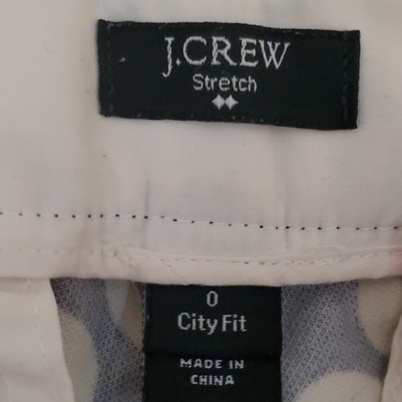 J. Crew Stretch CityFit polka dot pants - Picture 6 of 6